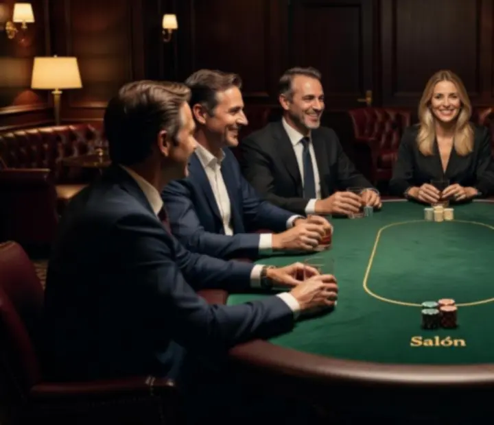 Pokerový salónik Velmoorio počas spoločenského večera